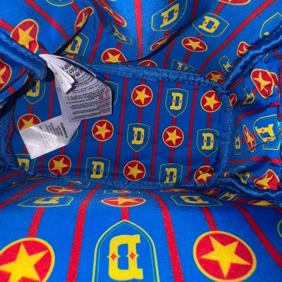 Loungefly dumbo attraction Red and Gold Mini Backpack - Picture 4 of 7